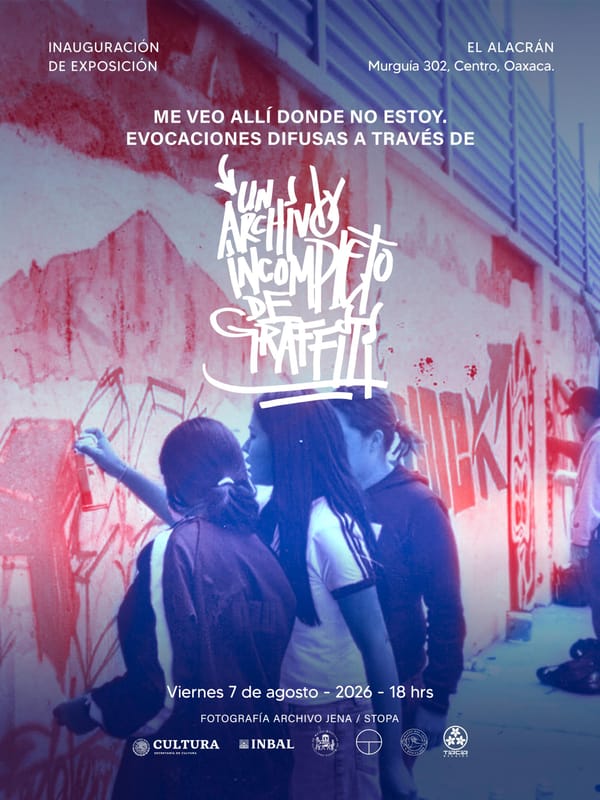 El IAGO presenta una exposición histórica sobre la memoria y evolución del graffiti en Oaxaca